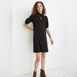 Madewell Textured Knit Mockneck Mini Dress size Medium
